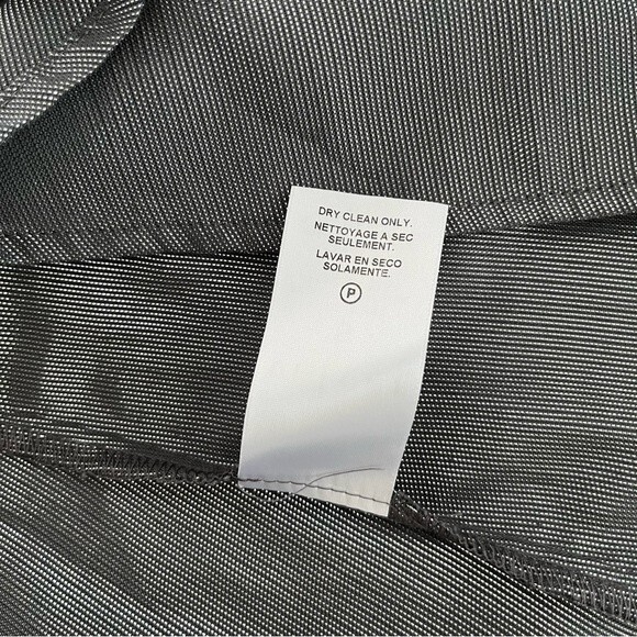 Velvet by Graham & Spencer Anthropologie Calina Metallic Silver Wrap Dress, Sz S - Picture 9 of 12